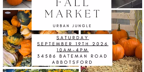 Fall Market at Urban Jungle