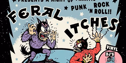 Wap Shoo Wap presents ITCHES (BE) + FERAL double album release party!