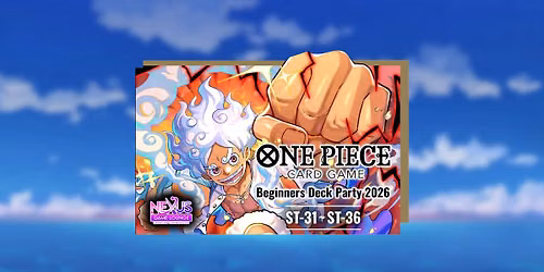 One Piece Beginners Deck Party 2026 ST31-ST36