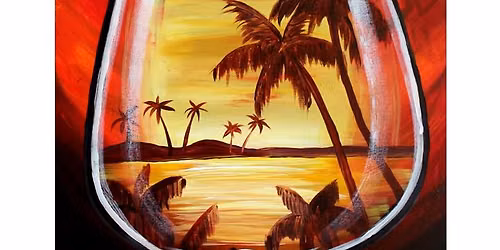 Ocean in a Glass Paint & Sip Party!