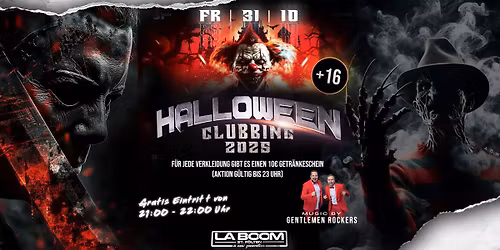 HALLOWEEN CLUBBING 2025 | w\/ The Gentlemen Rockers | 16+