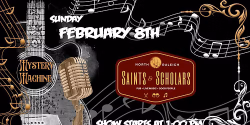 Mystery Machine Live at Saints and Scholars