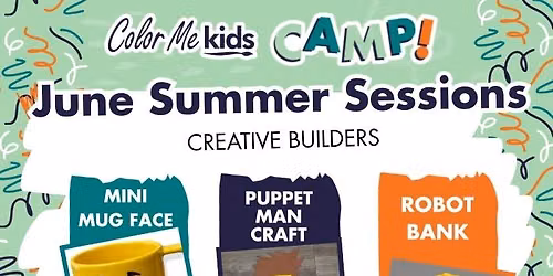 Color Me Kids Camp - June - Creative Builders 