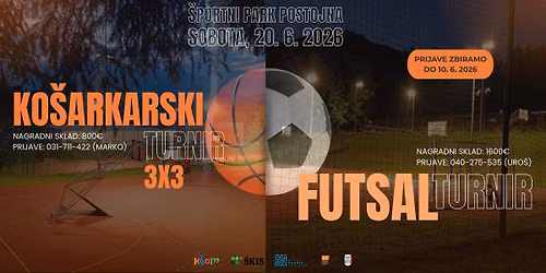 FUTSAL & KO\u0160ARKA 3x3 TURNIR | 20. 6. 2026
