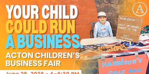 Acton Children's Business Fair Sioux Falls 2026