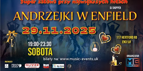 Andrzejki w Enfield 2025