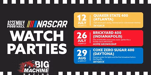 NASCAR Watch Parties at Skydeck on Broadway