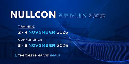 Nullcon Security Conference and Training - Berlin 2026