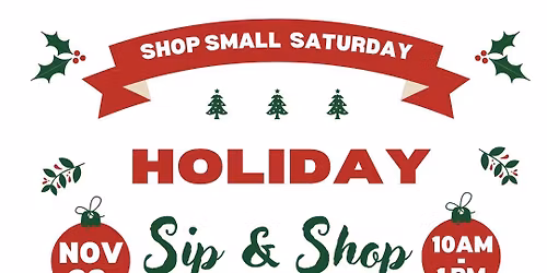 Holiday Sip & Shop