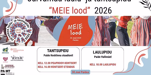 J\u00e4rvamaa laulu- ja tantsupidu  \u201cMEIE lood\u201d  2026