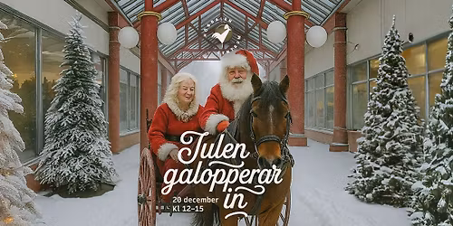 JULEN GALOPPERAR IN I H\u00d6GDALEN CENTRUM