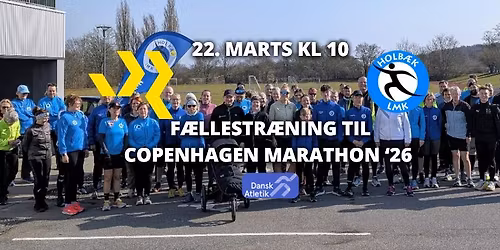 25 km - fællestræning til Copenhagen Marathon med Holbæk LMK fra Stenhushallen