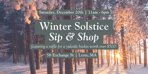Winter Solstice Sip & Shop