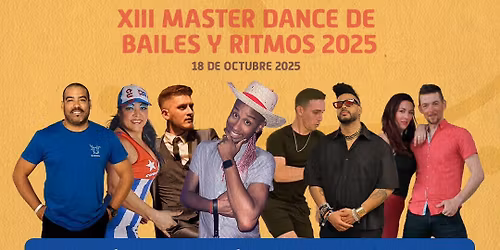 XIII Master Dance de Bailes y Ritmos - XVI Jornada Cultural Cubana 2025