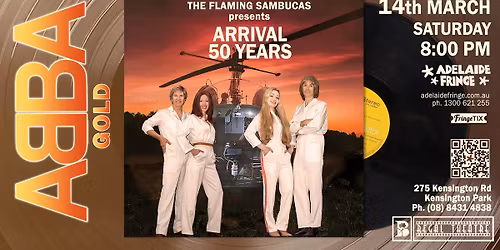 ABBA GOLD - ARRIVAL 50 YEARS - Fringe Adelaide