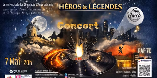 \ud83c\udfba\u2728 CONCERT \u2013 H\u00c9ROS & L\u00c9GENDES \u2728\ud83c\udfba