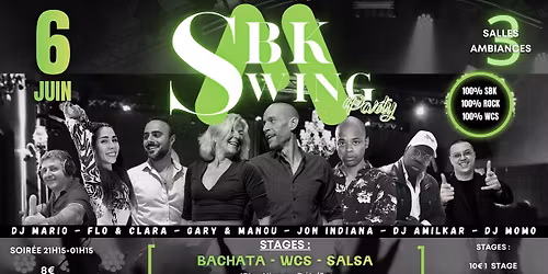 Soir\u00e9e SBK SWING Party - Samedi 6 juin \ud83d\udc83