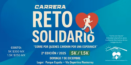 Carrera Reto Solidario 5k \/ 1.5k