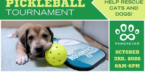Pickle4Paws Pickleball Tournament 2026