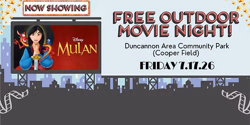 Free Outdoor Community Movie Night