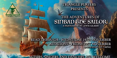 The Adventures Of Sinbad The Sailor - READ THROUGH\/AUDITIONS