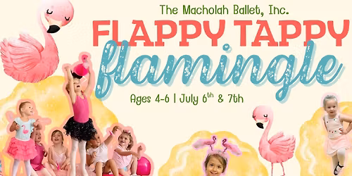 Flappy Tappy Flamingle Preschool Dance Camp