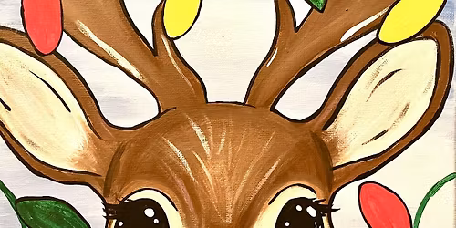 Let's Paint! Reindeer Lights