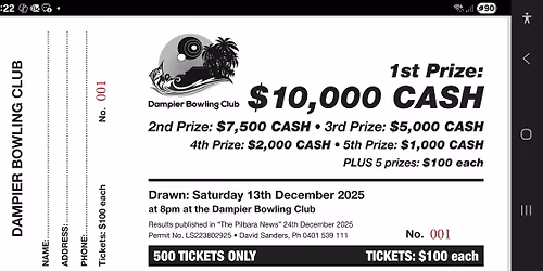 Dampier Bowling Club open day