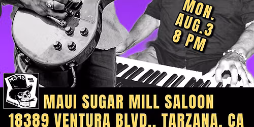 DANNY AVILA - Blues Guitar Superstar with SAMMY AVILA on keys - in Tarzana!