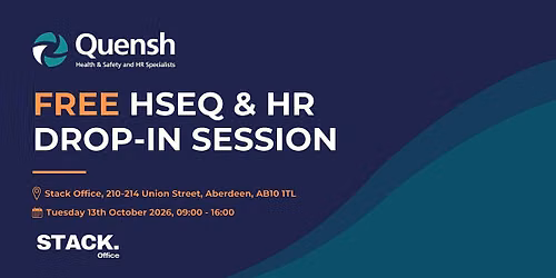 FREE HSEQ & HR DROP IN SESSION