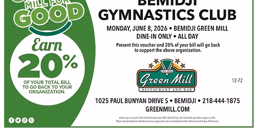 Eat & Earn Bemidji Gymnastics Club