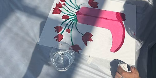 Volunteer Painting in Riverside Park