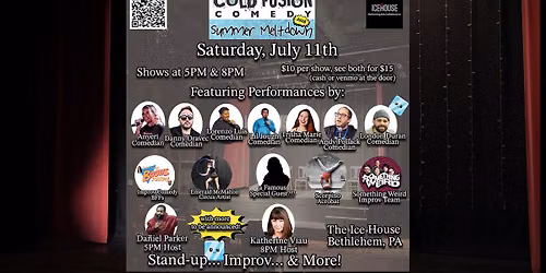 Cold Fusion Comedy: Summer Meltdown 2026