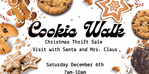Cookie Walk and Christmas Thrift Sale