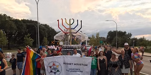 Keshet Houston, QJews, & Keshet Inc. in the Houston Pride Parade