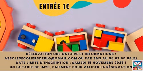 Foire aux jouets et aux livres