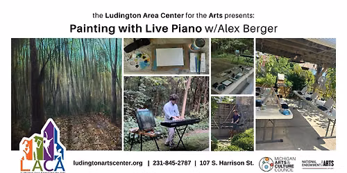 Painting with Live Piano w\/Alex Berger