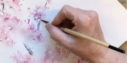 Art with Dana Childs | Cherry Blossom Watercolor Class | Tuesday | May 12th 2026