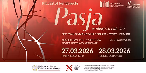 Krzysztof Penderecki \u2013 \u201ePasja wed\u0142ug \u015bw. \u0141ukasza"