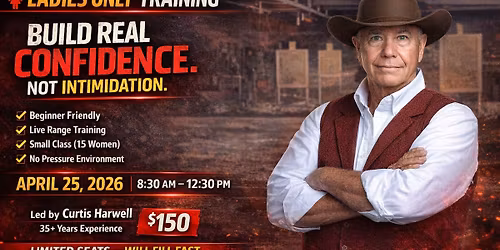 Ladies Only Basic Handgun Class \u2014 April 25, 2026