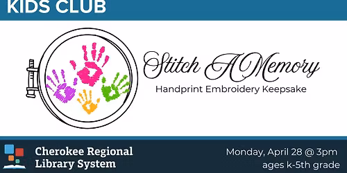 Stitch A Memory Handprint Keepsake