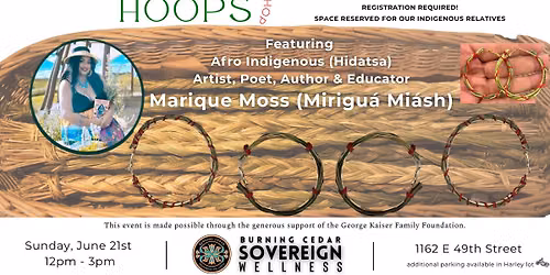 SWEETGRASS HOOP EARRING WORKSHOP