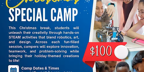 Christmas Break Camp: Grand Prairie, TX | STEAM, Robotics & Art
