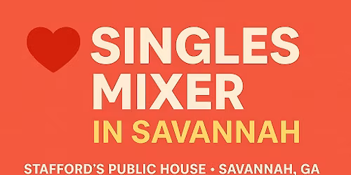 SPEED DATING SAVANNAH SINGLES 24-39