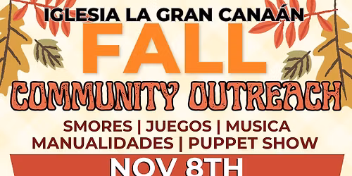 Fall Community Outreach\/Actividad Comunitaria de Oto\u00f1o