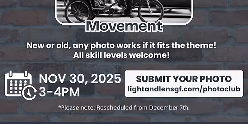 Monthly Photo Club @ Light & Lens Studios