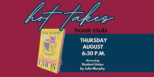 Hot Takes Book Club at HEA Book Boutique