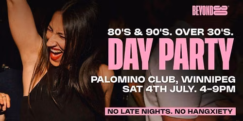 80s &amp; 90s Over 30s Daytime Clubbing - Winnipeg\ud83d\udd7a\ud83c\udffd