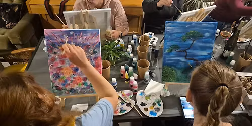 Malowanie przy winie