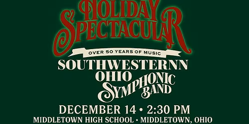 FREE Holiday Band Concert by Southwestern Ohio Symphonic Band